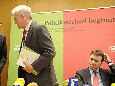 Grüne und SPD ringen weiter um Bahnprojekt "Stuttgart 21"