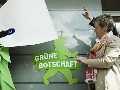 Berliner Grüne eröffnen Wahlkampfzentrale
