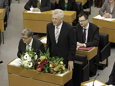 Kretschmann zum Ministerpräsidenten gewählt
