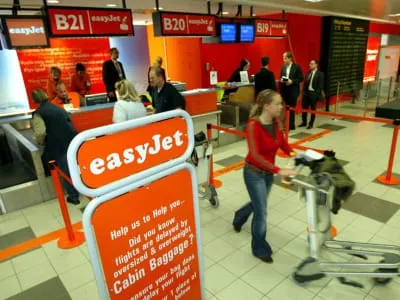 Warnstreik bei Easyjet in Berlin-Schönefeld