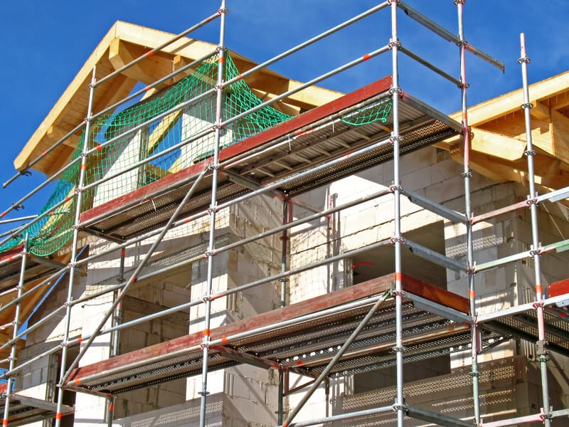 Mehr Aufträge und höhere Umsätze am Bau