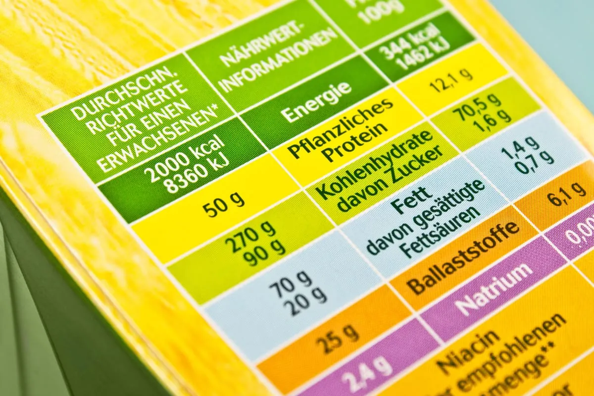 Salz, Zucker, Fett: Wann sind Nährwertangaben Pflicht?
