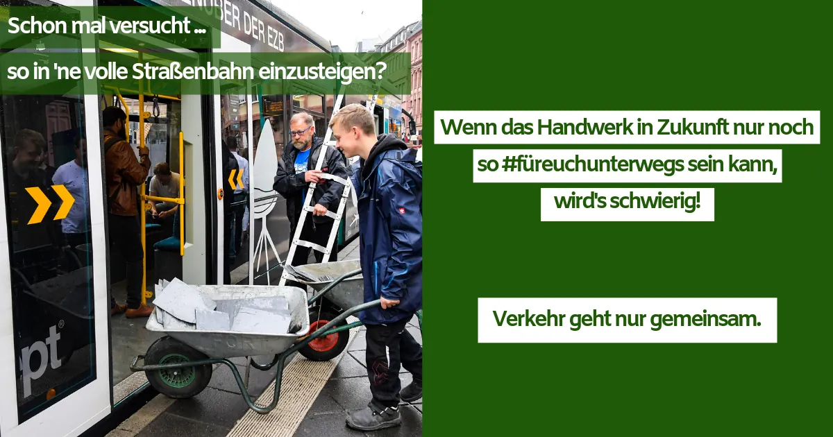 Foto-Aktion: So humorvoll warnen Handwerker vor Fahrverboten