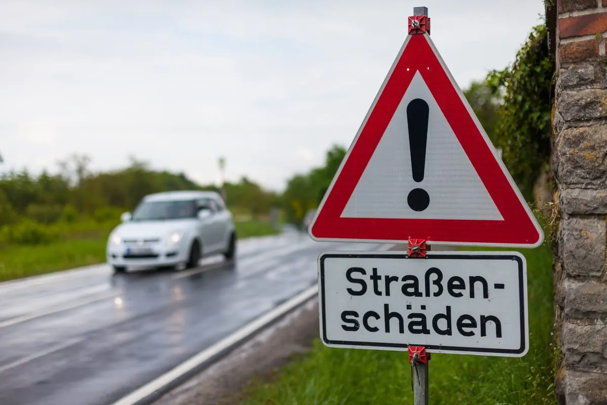 Investitionen in Straßen dringend notwendig