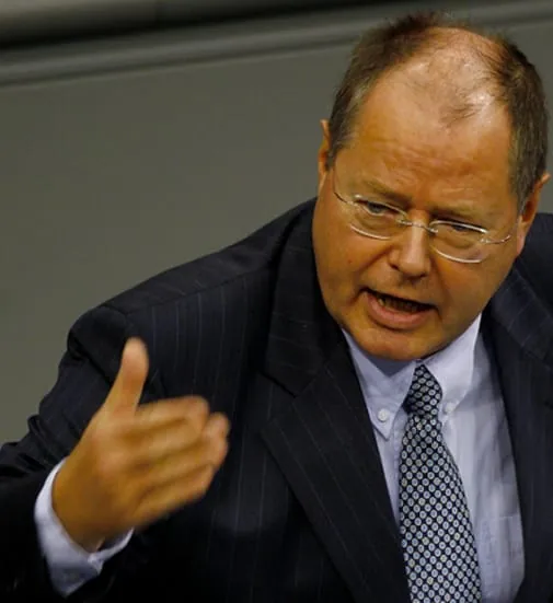 Steinbrück warnt vor Hysterie wegen Finanzmarktkrise