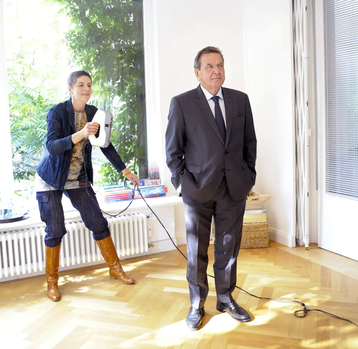 Spiderman, Superman und Gerhard Schröder
