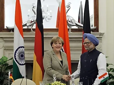 Merkel wertet erste deutsch-indische Konsultationen als Erfolg (mit Bild)