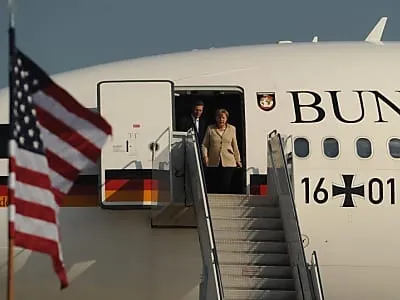 Merkel trifft Obama in USA zu erstem Gespräch