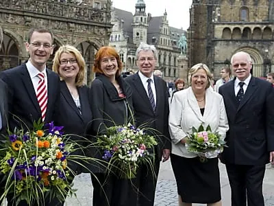 Rot-grüner Senat in Bremen im Amt