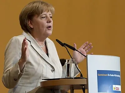 Merkel rechtfertigt sich vor baden-württembergischer CDU