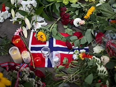 Große Anteilnahme an der norwegischen Botschaft