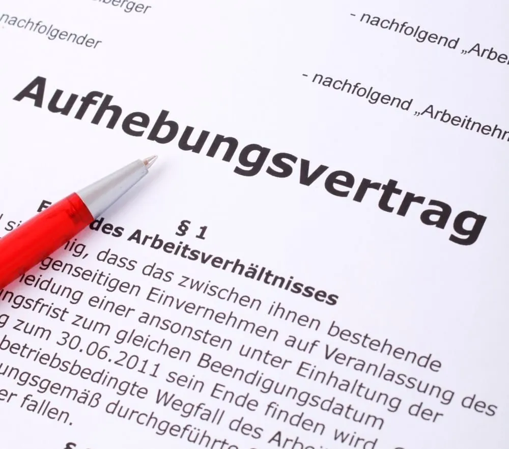 Ende ohne Schrecken: der Aufhebungsvertrag