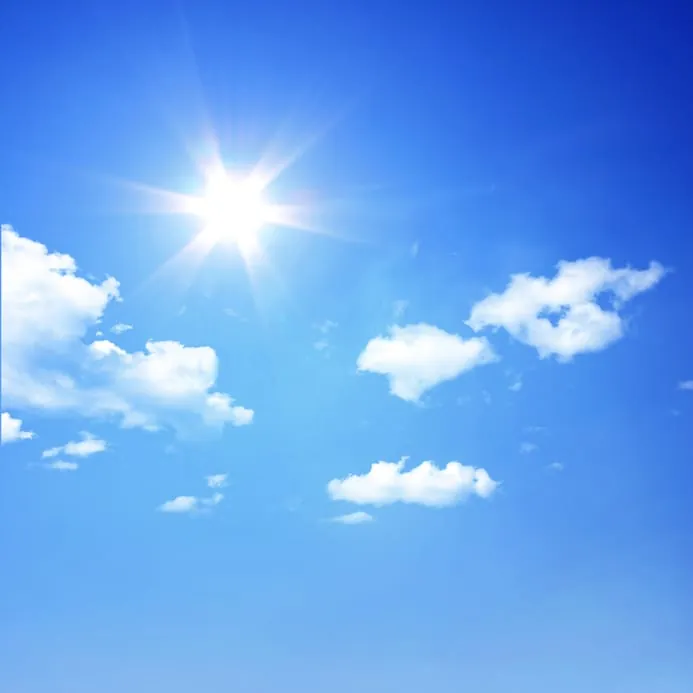 Weniger Energieverbrauch dank gutem Wetter