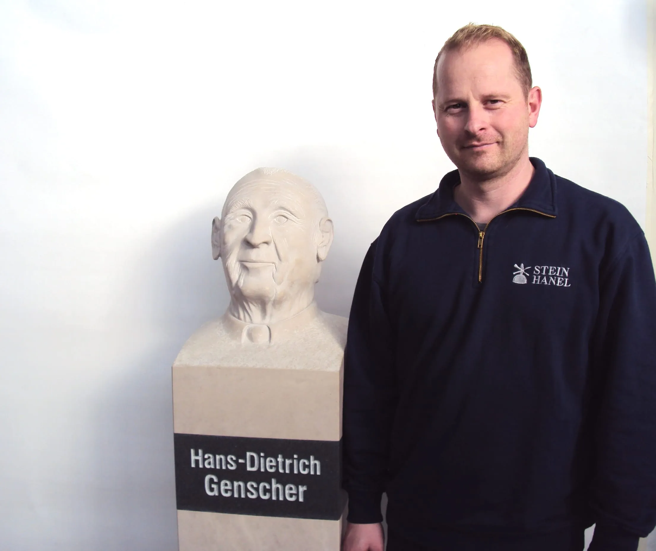 Hans-Dietrich Genschers steinernes Antlitz