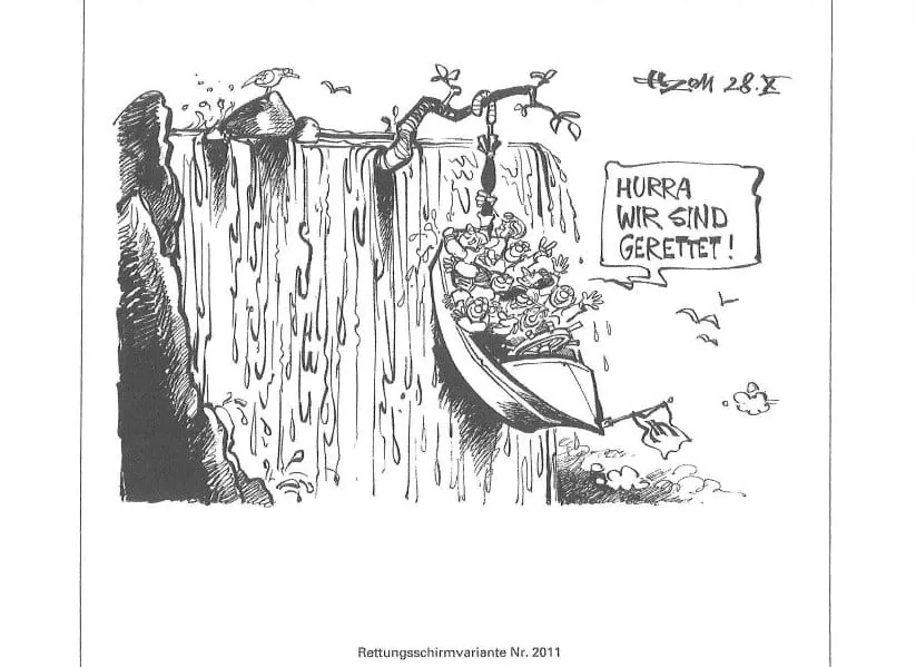 Politische Ereignisse mit spitzer Feder kommentiert