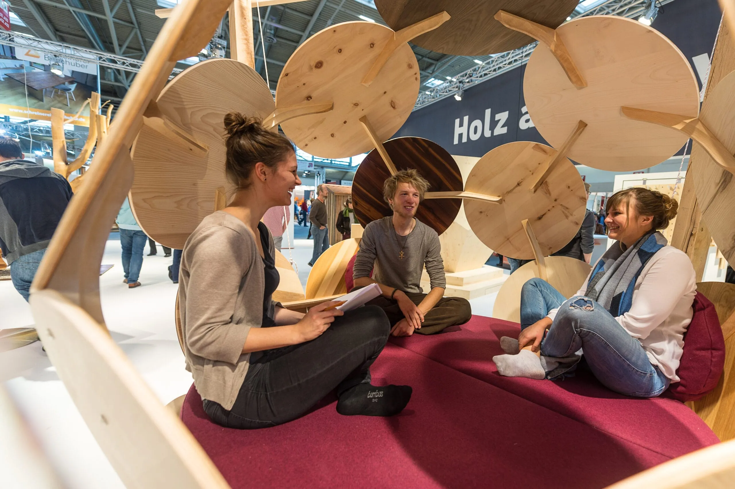 Gemeinschaftsstand auf der Messe: Förderung für Handwerksbetriebe