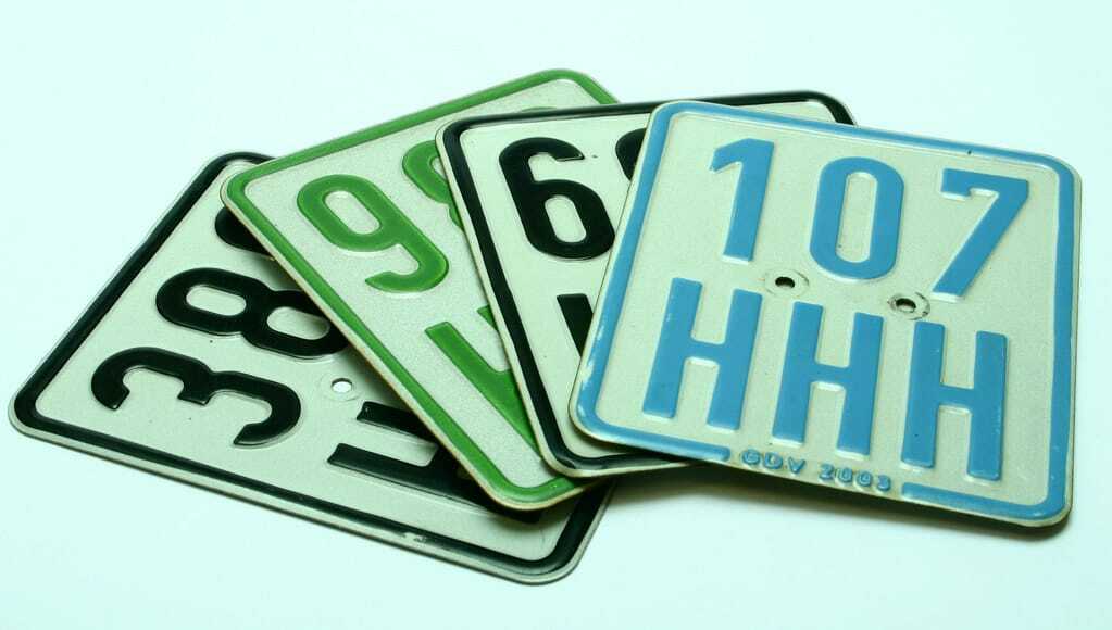 Neues Kennzeichen für Mopeds ab 1. März