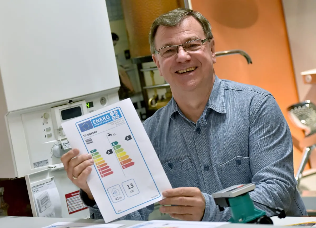 Energielabel mit Werbewirkung