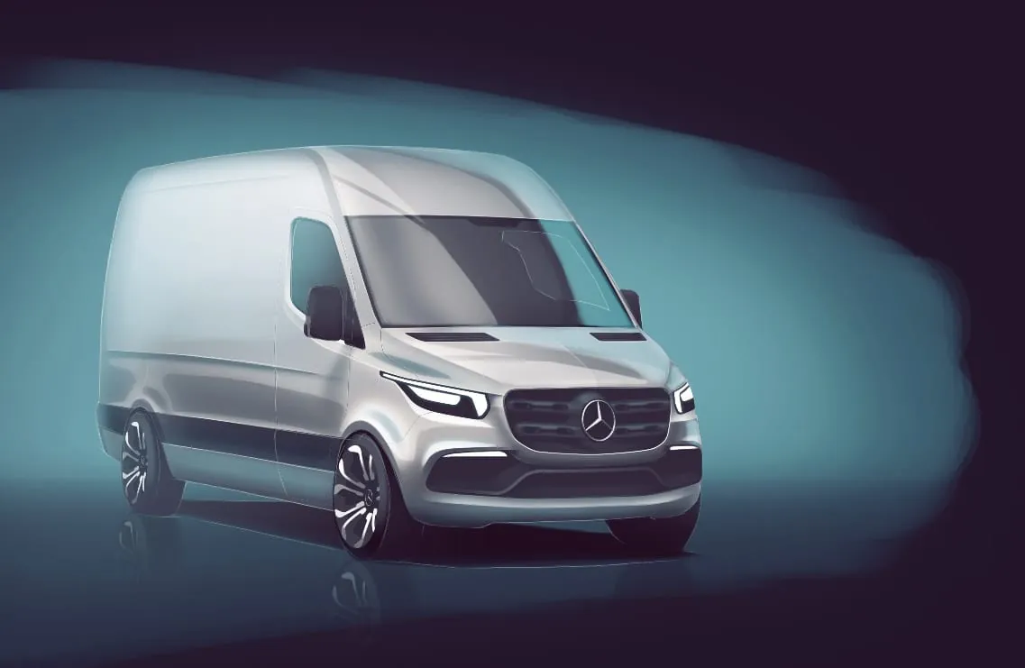 Mercedes zeigt Design-Studie des neuen Sprinter