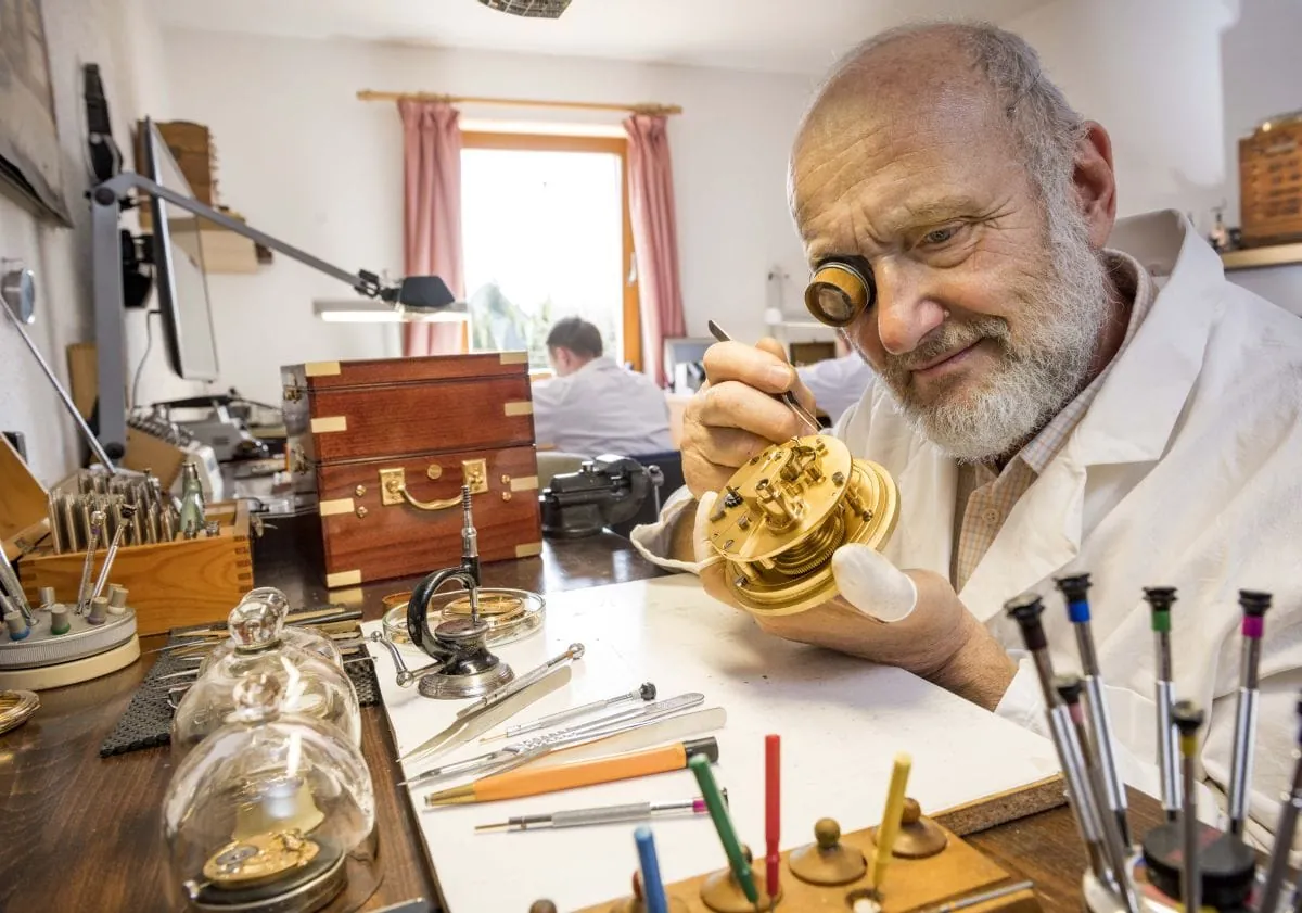 Chronometer als Hommage an die H4 von John Harrison