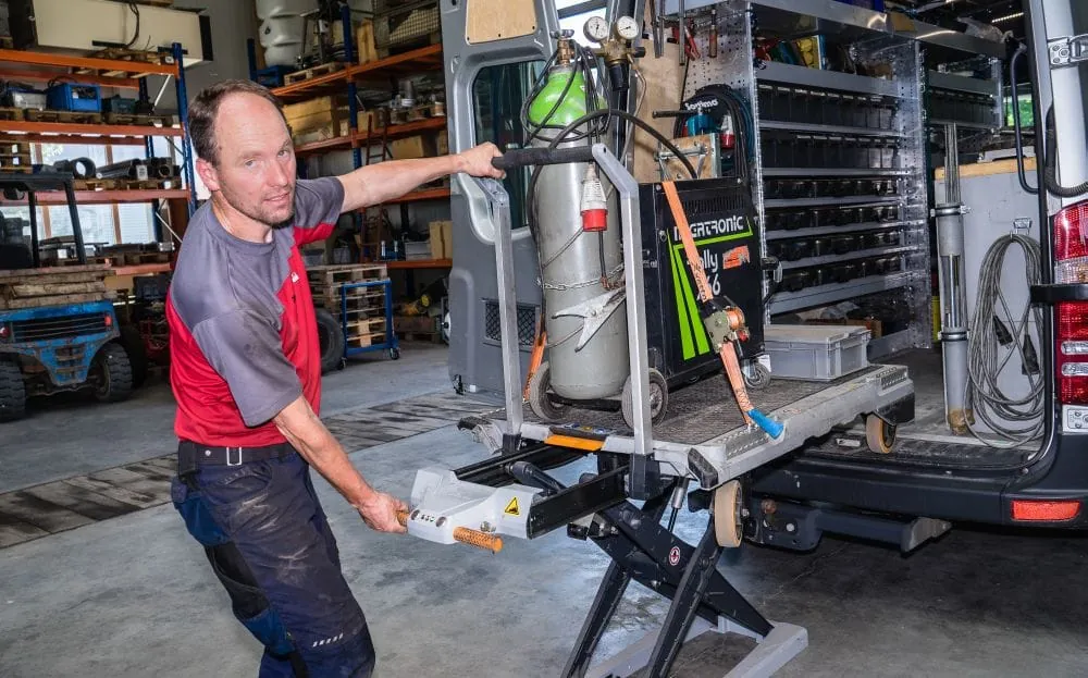 Die Zeitersparnis fährt im Laderaum mit
