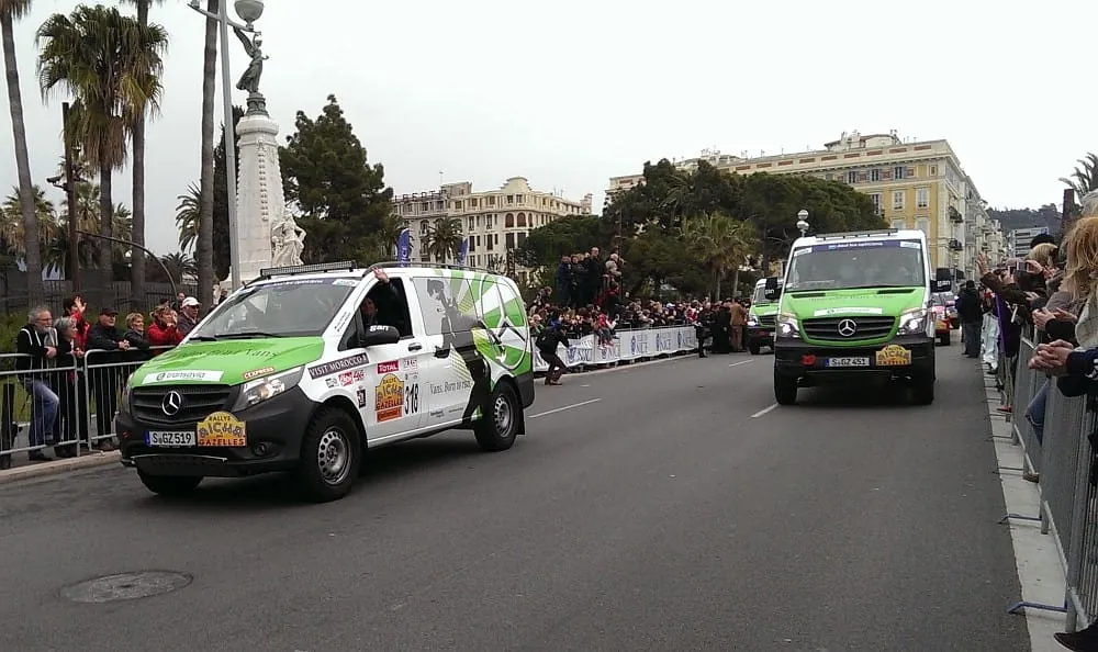 Rallye Aïcha des Gazelles in Nizza gestartet