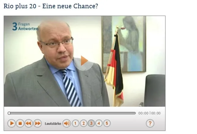 Altmaier will UN-Umweltprogramm aufwerten