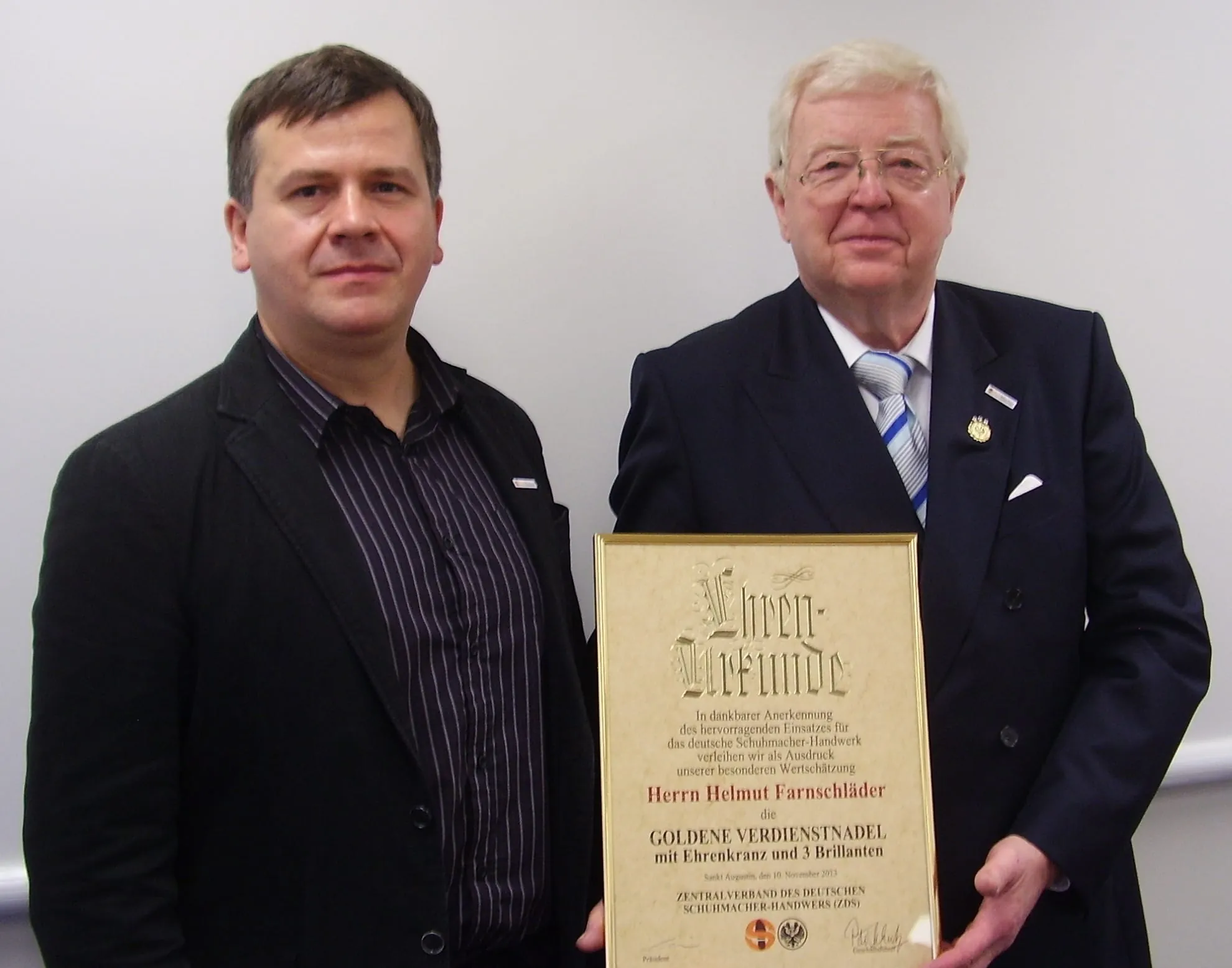 Carius wird Präsident der Schuhmacher