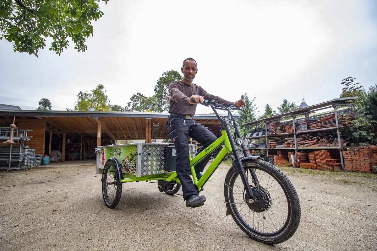 Kundenbesuch auf drei Rädern