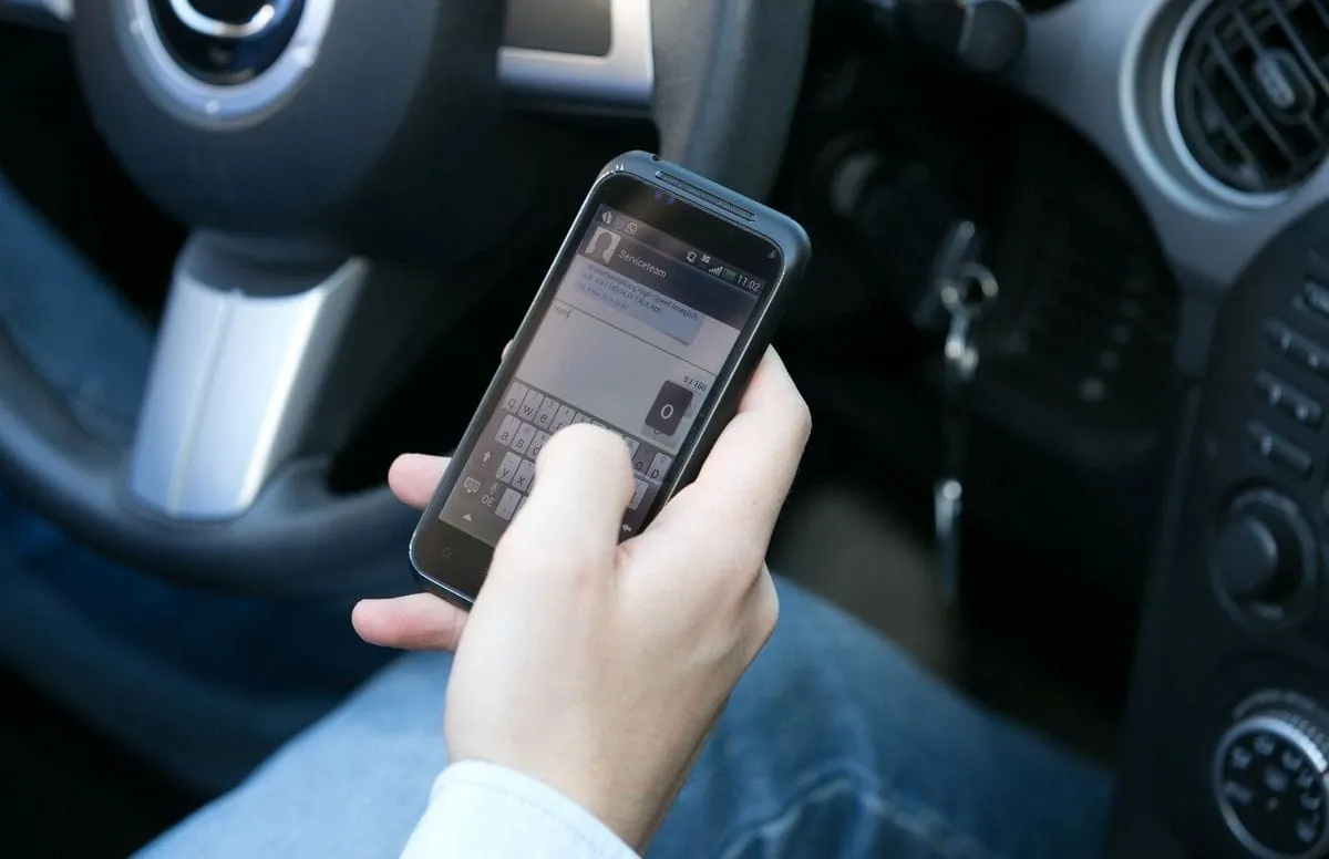 Das Smartphone als Unfallrisiko