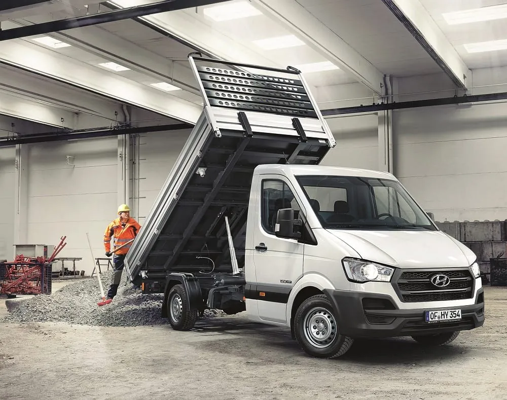 Hyundai H350: Jetzt auch als Kipper und Doka