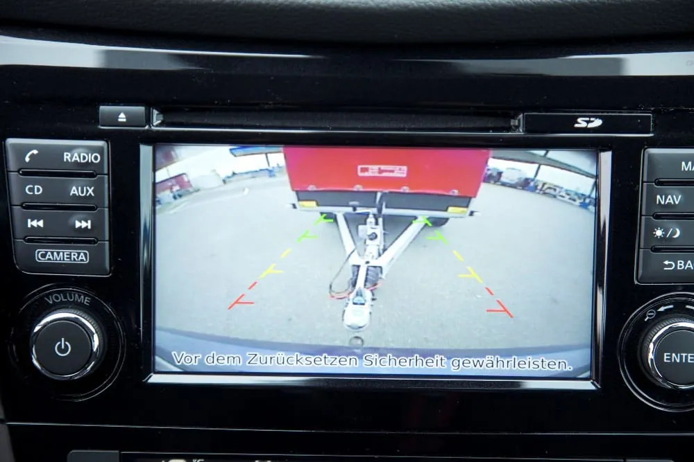 Rückfahrkamera ermöglicht präzises rangieren