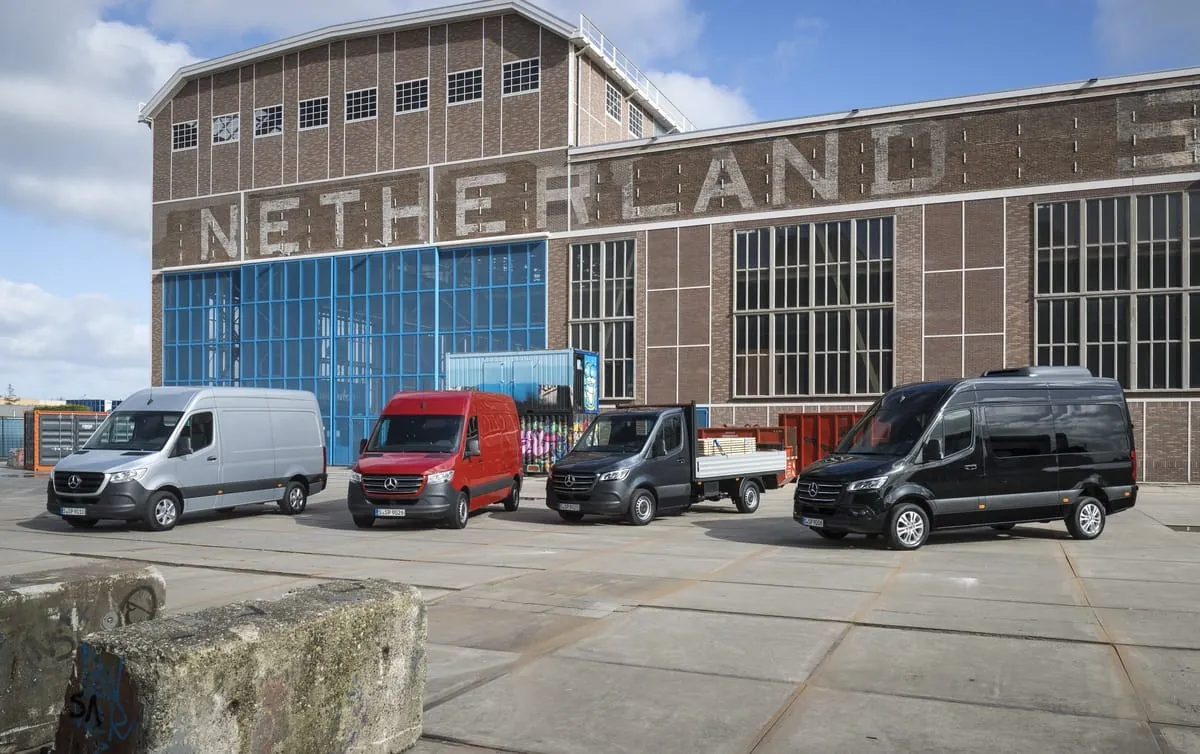 Sprinter vernetzt sich mit dem Internet der Dinge