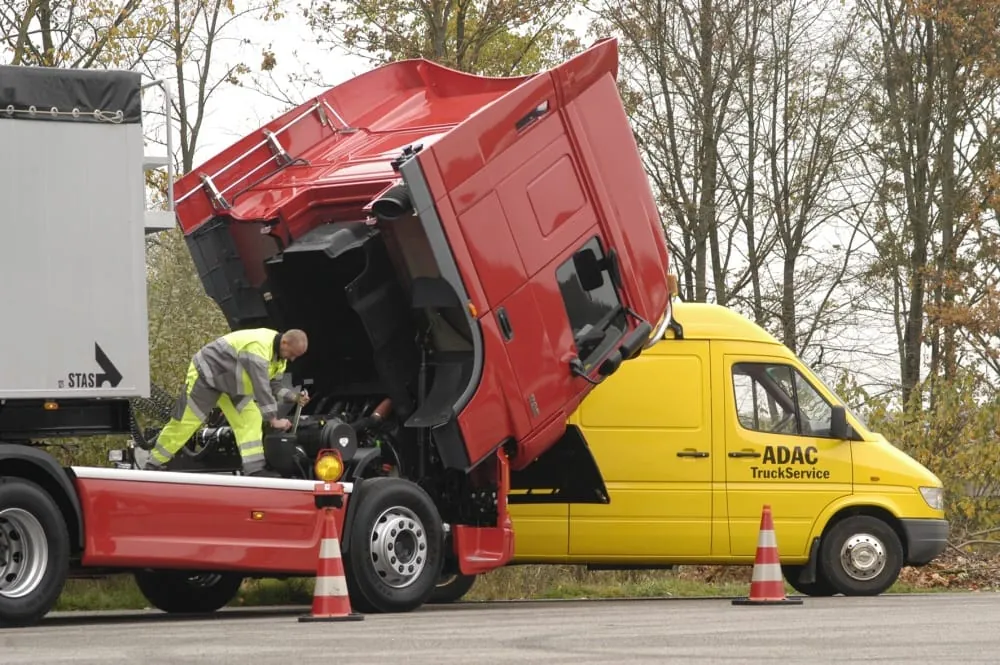 Lkw nach gut zwei Stunden wieder fahrbereit