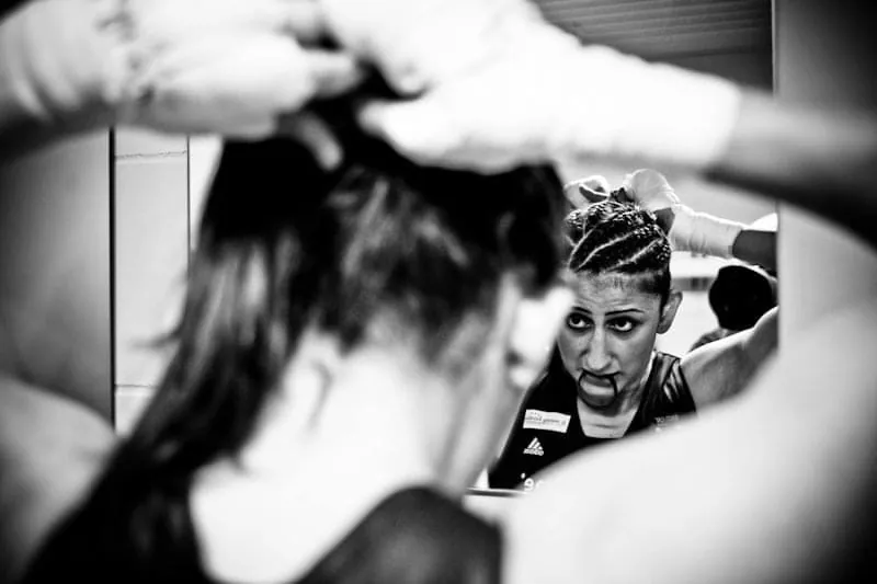 Profi-Boxerin Rola El-Halabi