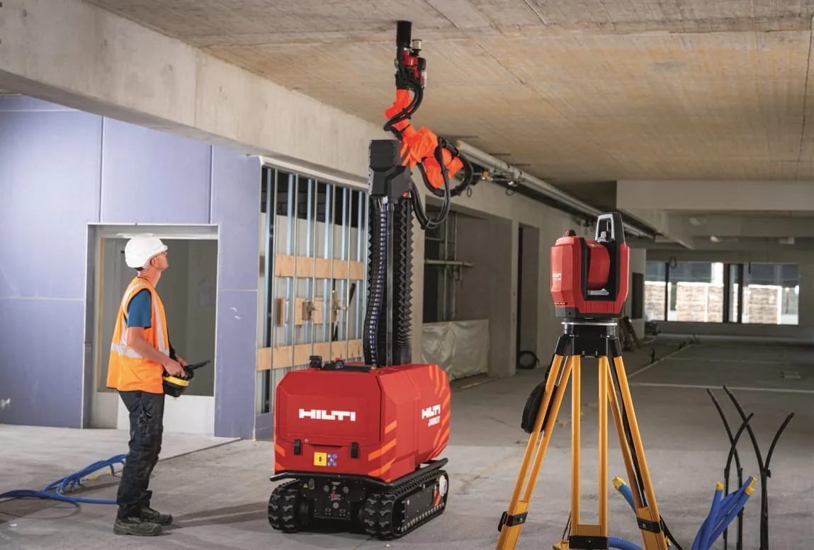 Jaibot von Hilti übernimmt das Bohren