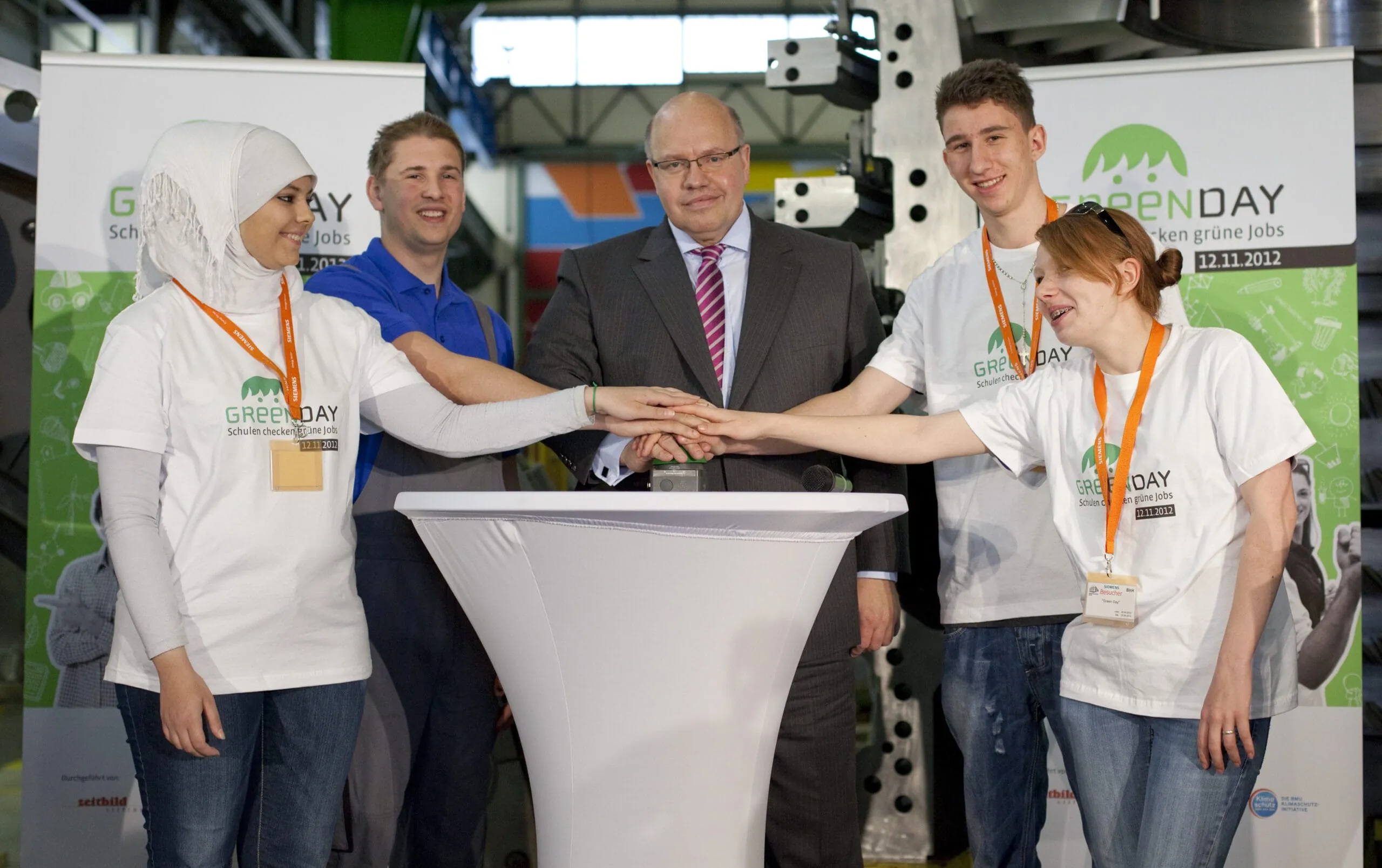 Einsatz für grüne Jobs