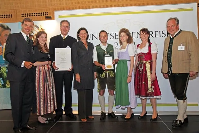 Das bestes Bier kommt Brauerei in Maxlrain