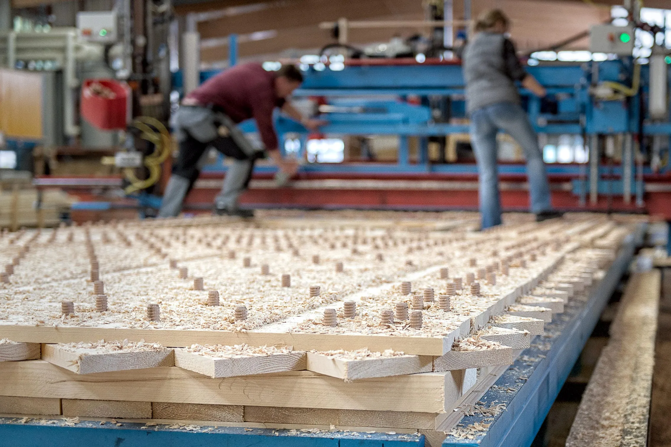 Fest gefügt mit Holz in Holz