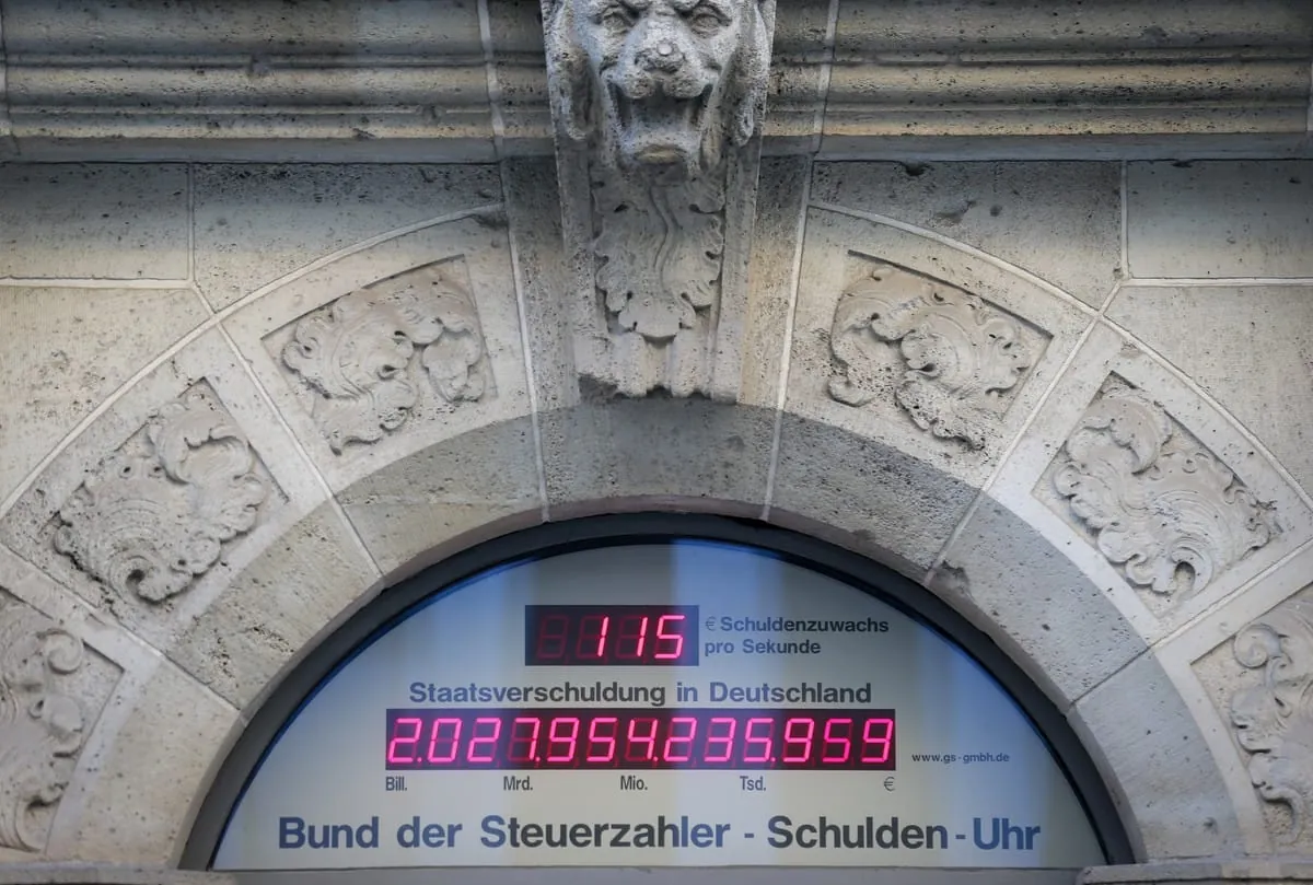 Nur noch 115 Euro Schulden pro Sekunde