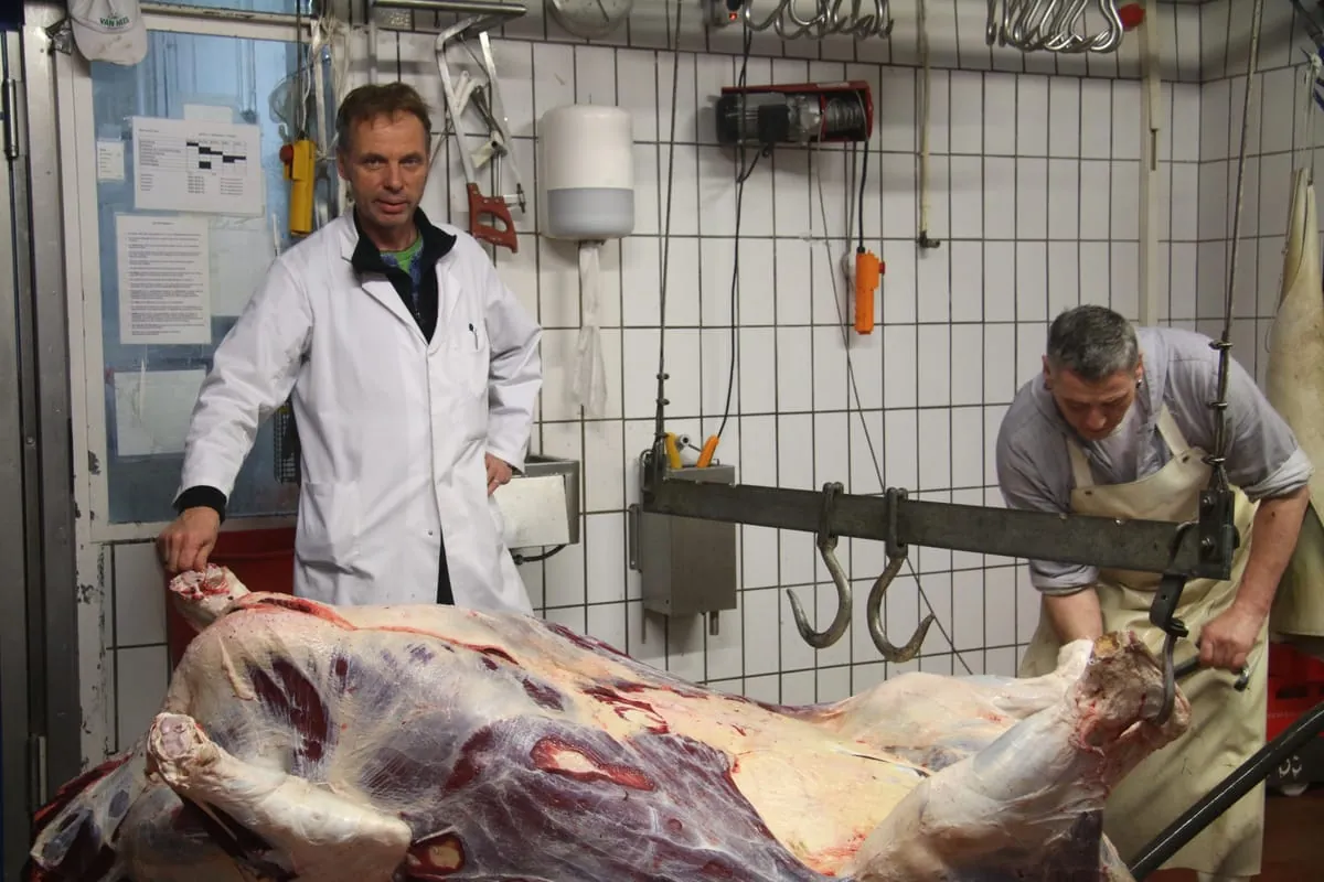 Als Fleischer noch selbst schlachteten