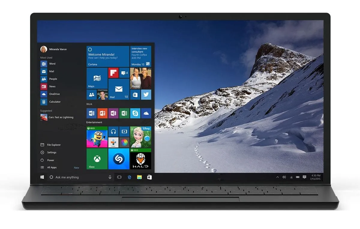 Startschuss für Windows 10