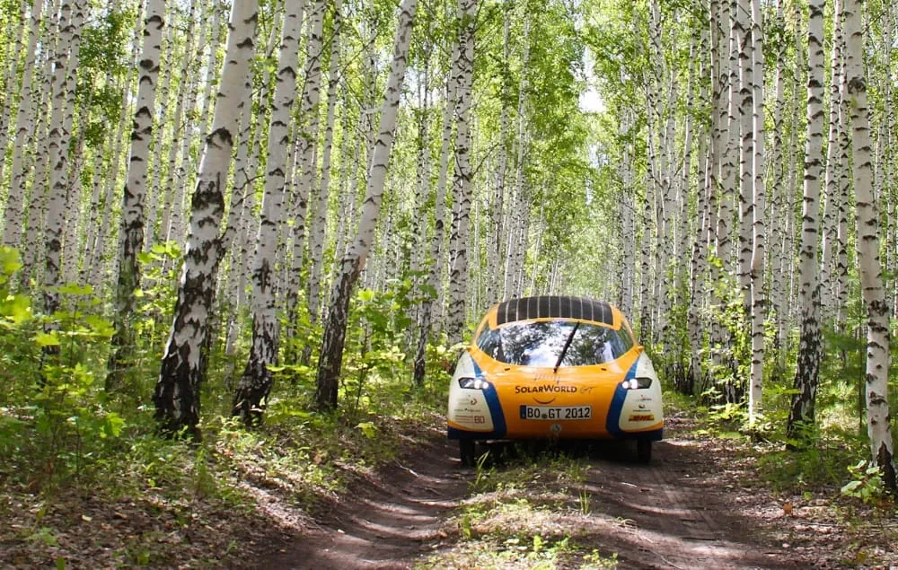 Nur die Sonne treibt an