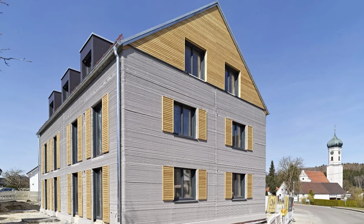 Mehrfamilienhaus aus dem 3D-Drucker