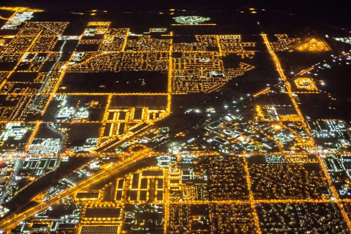 Las Vegas bei Nacht.