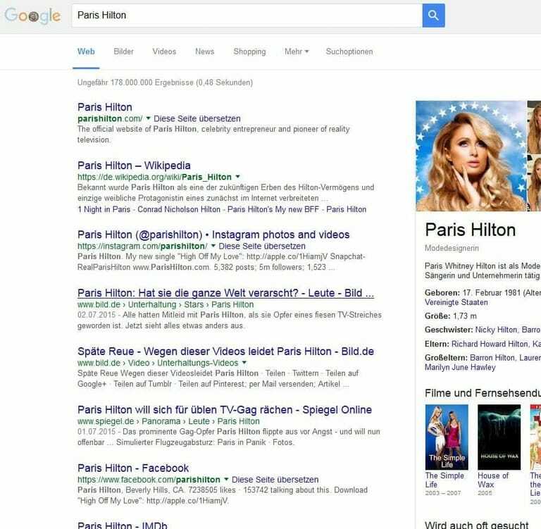 TIPPS ZUR SUCHE BEI GOOGLE UND WIE DIE ERGEBNISSE MIT IHRER SUCHE visual data 4