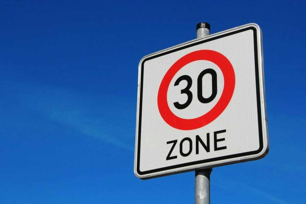 Verkehrsschild Zone 30