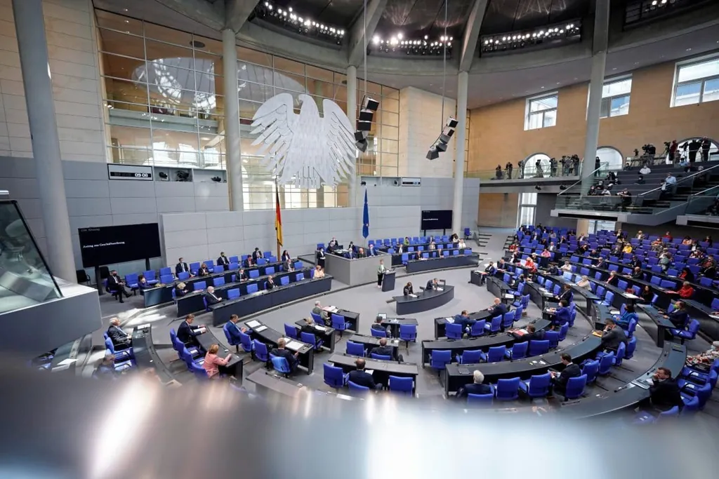 Plenarsaal des Deutschen Bundestags