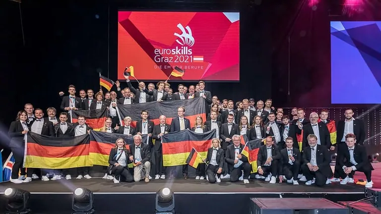 Deutsches Team bei den Euroskills 2021