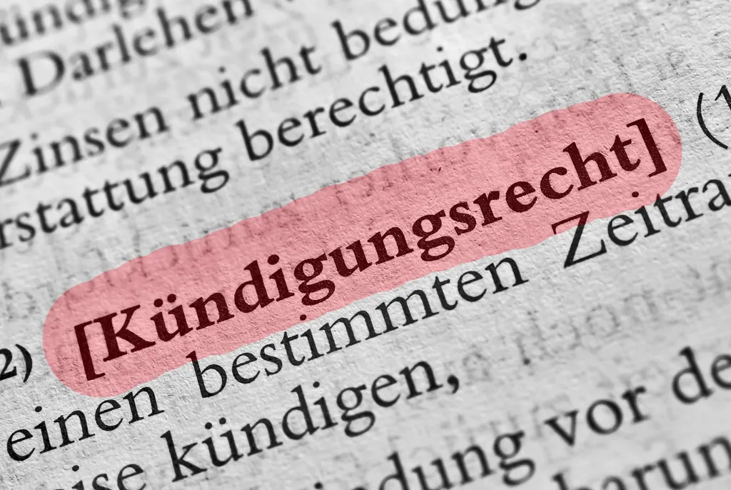 K&uuml;ndigungsrecht